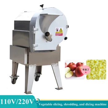 חשמלי מבצע מגרסה מכונת חיתוך ירקות מכונת חיתוך מסחרי תפוחי אדמה בצל מכונת חיתוך