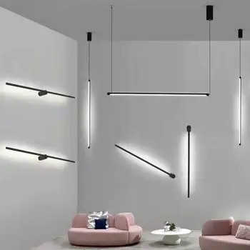 נורדי LED אורות תליון השינה ליד המיטה הביתה דקורטיביים תליון המנורה בסלון תלויות מנורות לופט מינימליזם תאורה פנימית
