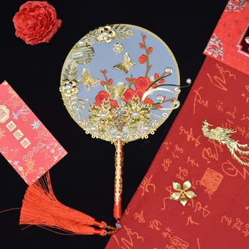 הצליל של פרחים מלבלבים הכלה קבוצה אוהד סיני החתונה מאוורר יד זר צילום diy אביזרים חומר החבילה