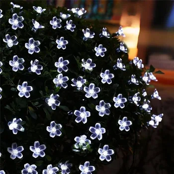 1.5 M/6M/10M USB/סוללות מופעל על LED דובדבן פיות גרלנד מחרוזת האורות על עץ חג המולד חתונה בבית קישוט מקורה Navidad