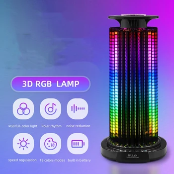 RGB קול מוסיקה בקרה LED איסוף אור קצב אור מקיף עבור הרכב טלוויזיה המשחק שולחן העבודה של המחשב תודה אורות