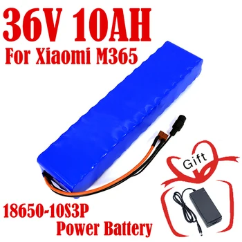 אמיתי/מקורי 36V 10S3P 18650 ליתיום סוללה 600 וואט 20A BMS T XT60 Plug עבור Xiaomi Mijia M365 אופניים חשמליים זוזי