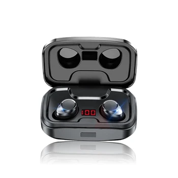 X10 TWS-Bluetooth תואם 5.0 אוזניות וויט טוען קופסה אוזניות סטריאו ספורט אוזניות עמיד למים אוזניות עם Micr