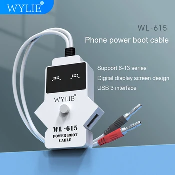 ווילי WL-615 DC אספקת מתח הבדיקה כבל כפתור אחד כוח אתחול כבלים טלפון 6-13promax לוח הפעלה