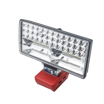 LED אורות פנסים חשמליים אור הזרקורים עם USB כפול עבור Milwaukeee M18 14.4 V 18V סוללה Li-Ion
