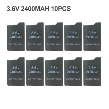 10PCS 3.6 V 2400mah Li-ion סוללה נטענת עבור Sony PSP2000 PSP3000 PSP 2000 3000 PSP-S110 פלייסטיישן נייד Gamepad