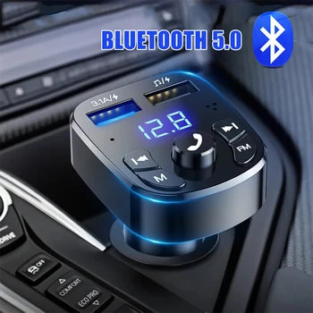 המכונית דיבורית Bluetooth 5.0 משדר FM עבור טויוטה יאריס קורולה C-hr Hilux E150 ארץ 200 קאמרי 55 Rav4