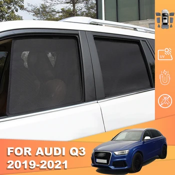 עבור אאודי Q3 F3 2018 2019 2020 2021 2022 רכב מגנטי שמשיה מגן השמשה הקדמית וילון צד אחורי חלון שמש צל המגן