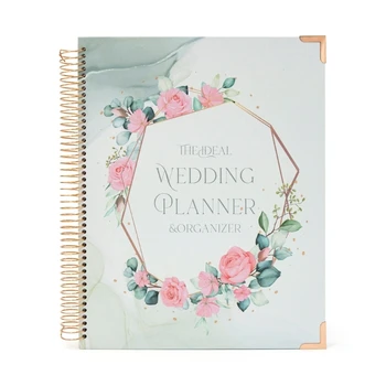 פרחים החתונות הספר מארגן חתונה כלה יומן תכנון היומן הספר