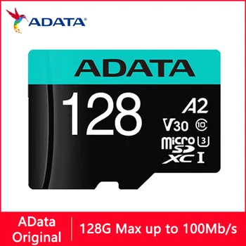 ADATA מיקרו SD 64GB מיקרו SD 128GB Flash SD כרטיס הזיכרון 256GB U3 4K V30 A2 Microsd 512GB כרטיסי TF עבור טלפון למחשב
