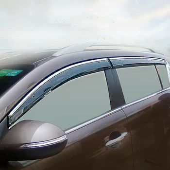חלון המכונית הרוח, השמש, הגשם מגן העלה מגינים חלונות כהים מגן על Kia Sportage 2011 2012 2013 2014 2015 המכונית השמש השומר
