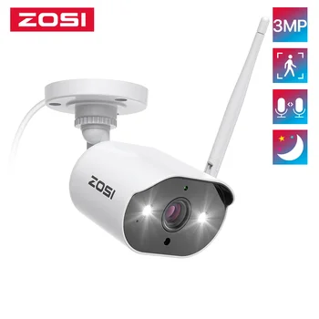 ZOSI ZG3023A תוספת על מצלמת 3MP מצלמת אבטחה WiFi חיצוני מקורה רשת ה-IP מצלמה תואם רק עם ZOSI NVR Recroder