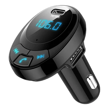 המכונית MP3 Bluetooth 5.0 בידיים פנויות BT09 Plug-and-Play Lossless נגן מוסיקה מטען לרכב עם טעינה מהירה