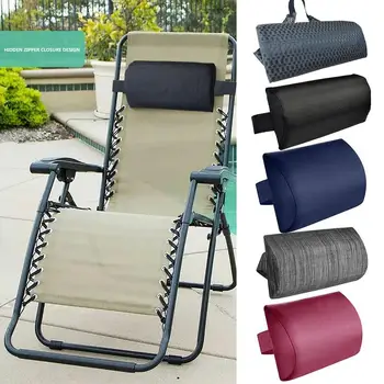 כרית הצוואר & כורסה 3D בדים רכים הכיסא כריות הראש השאר כריות על כסאות כורסאות כיסא נוח על הכרית האחורית פיקניק
