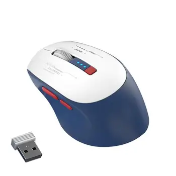 עכבר אלחוטי נטען עכבר אופטי למחשב נייד אלחוטי עכברים שקט לחץ על עכבר USB על מחשב נייד