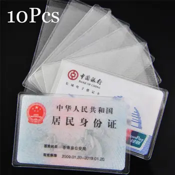 מקצועי להגן על כרטיסי האשראי PVC שקוף אנטי-מגנטי. תעודת הזהות של בעל כרטיס כיסוי למקרה כרטיס בנק, כרטיס תעודת הזהות שרוול