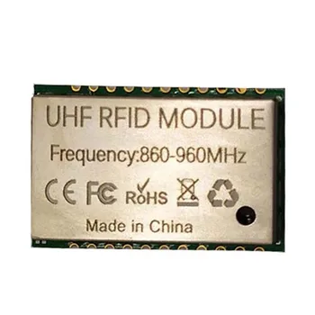 מלא תדר 860-960Mhz גודל זעירים UHF RFID-מודול RF כוח, רווח -2~25dbm מתכוונן הקורא Wirter Wtih StampSolder