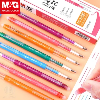 M&G 6 צבעים חמוד נשלף הניתן למחיקה עט 0.38 מ 