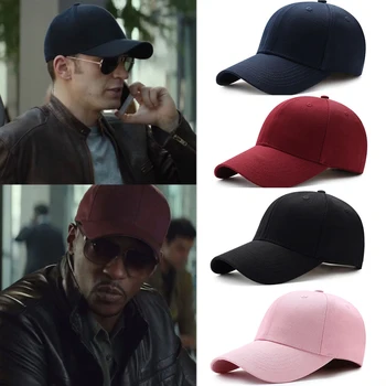 גברים, נשים, אופנה מקרית פשוטה כובע בייסבול מוצק צבע כותנה כובע שחור, ורוד, לבן, יין אדום, כחול Snapback הנמכר ביותר 2020